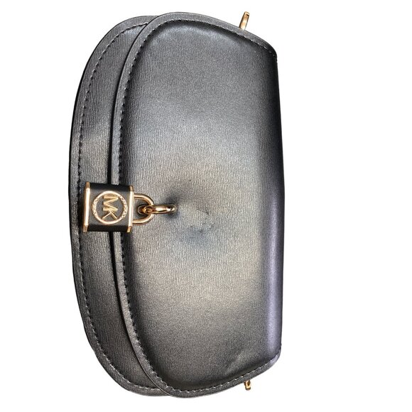 MICHAEL Michael Kors Mila Small Chain Sling Messenger Crossbody Black NWD - Picture 3 of 4